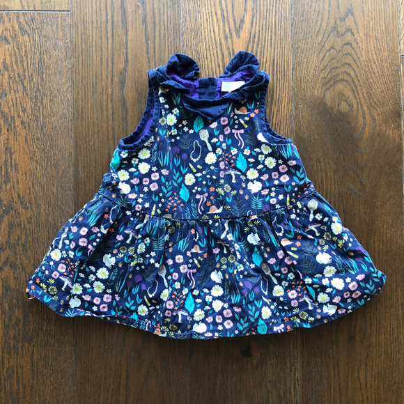 baby girl dark blue dress